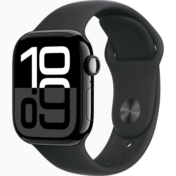 Apple Watch Series 10 – GPS, 46mm, Jet Black, Sport Band
